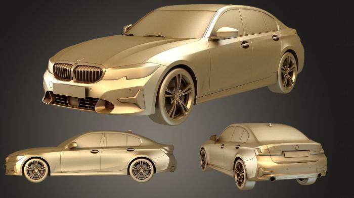 نموذج ثلاثي الأبعاد لآلة CNC السيارات والنقل سلسلة BMW 3 2019